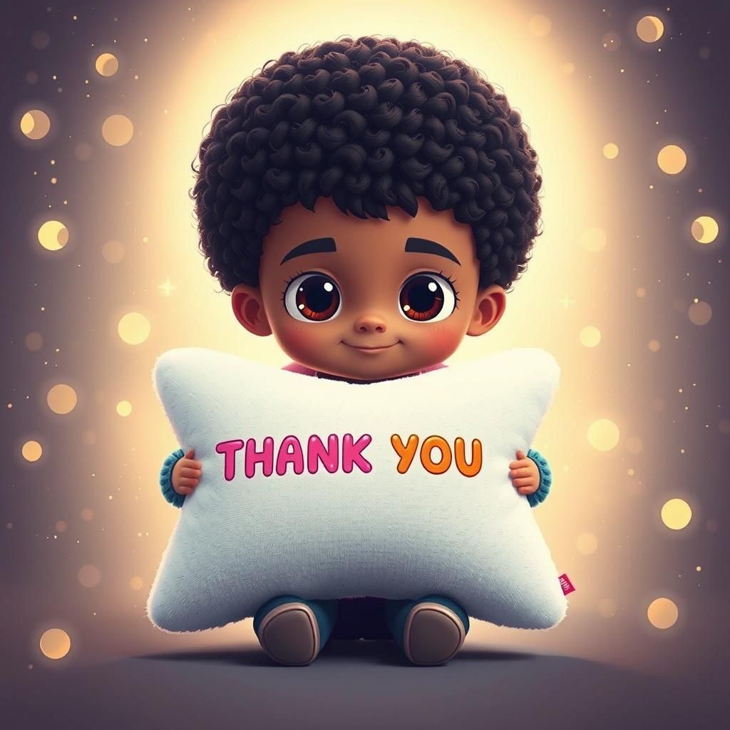 Adorable Chibi Pony with Heart Pillow