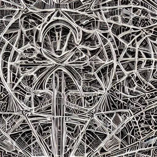 Recursive Halloween Pumpkins: Infinite Carved Design