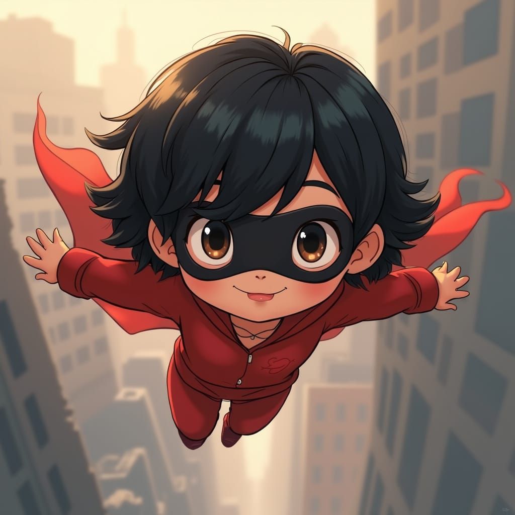 Empowered Hero Embodies Kindness and Confidence