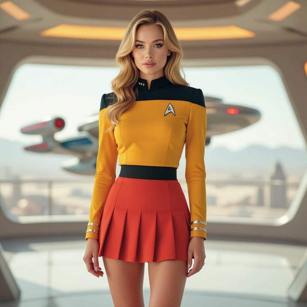 Sydney Sweeney as Star Trek Crew Member