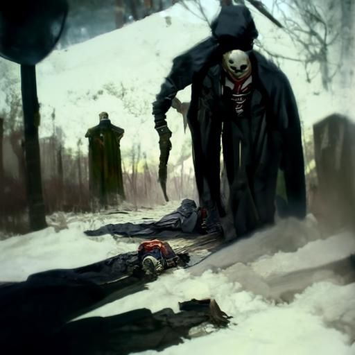Sinister Demise: A Grim Scene of Death