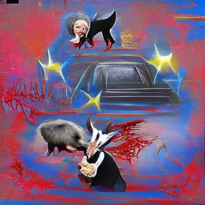 Death Metal Album Art: Aardvark and Yorkshire Terrier
