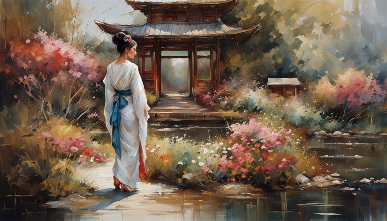 In an oasis of serenity