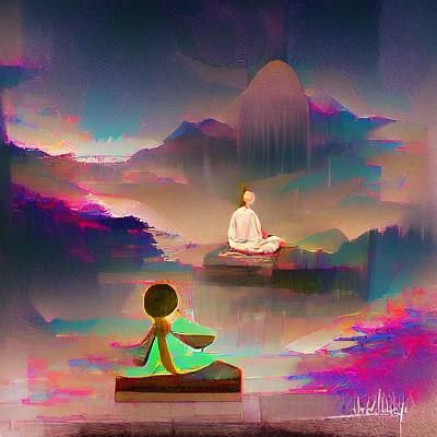 Meditative Serenity: A Moment of Calm