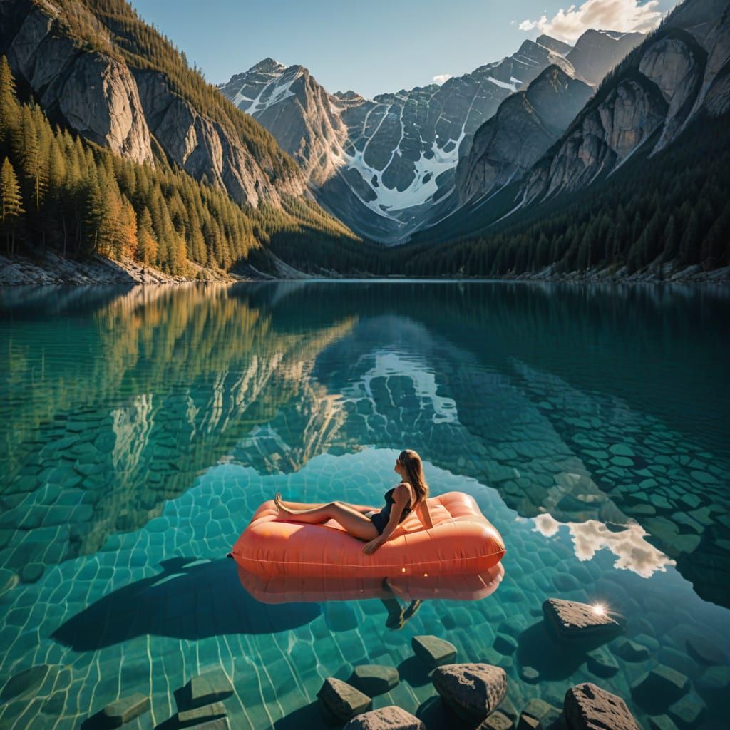 Ethereal Serenity on Colchuck Lake