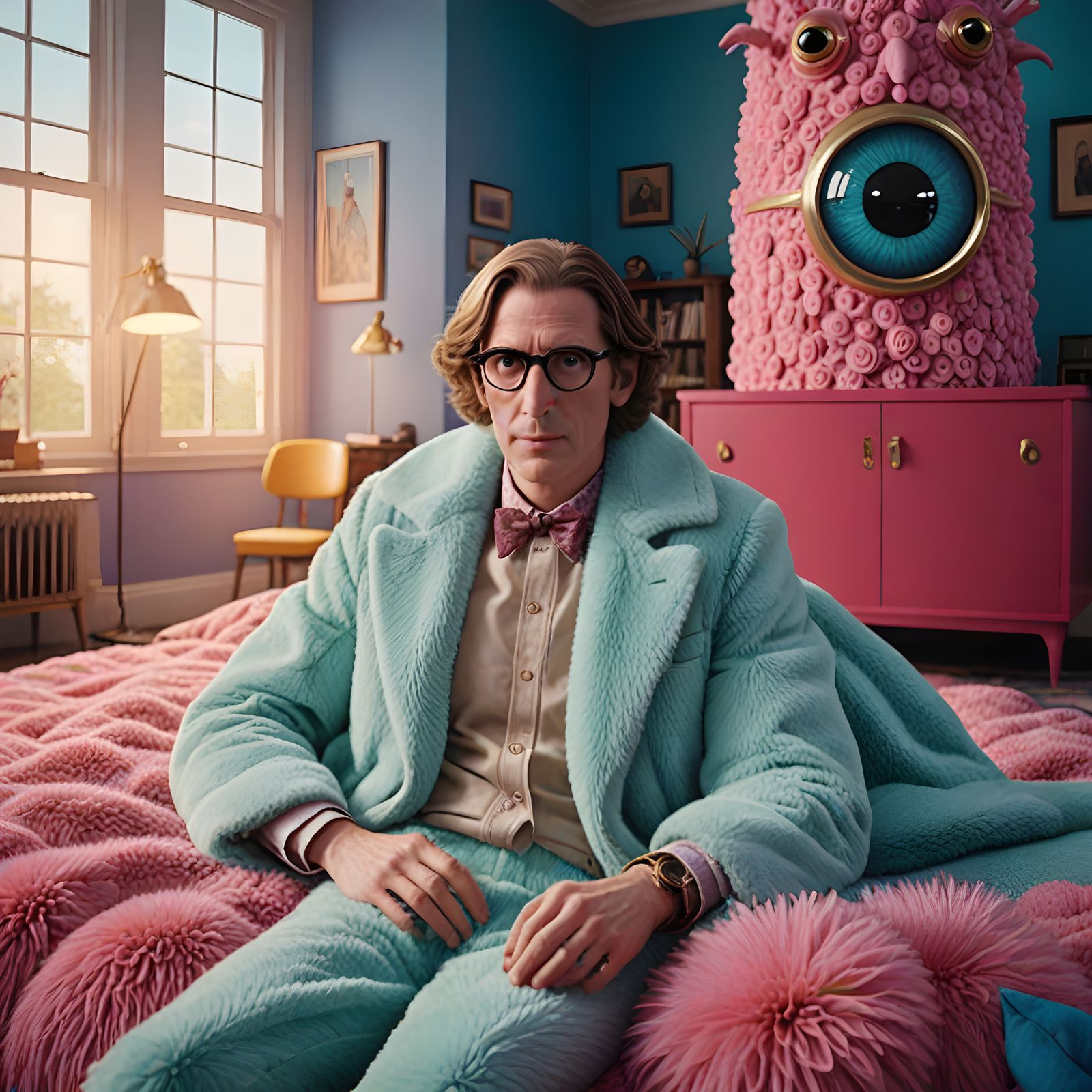 Bogeyman in a Surreal Wes Anderson-Inspired Universe