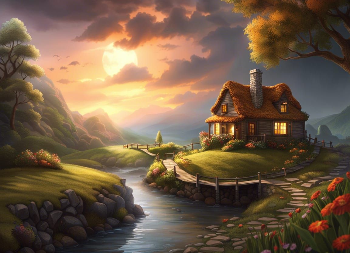 Old Fairytale Cottage