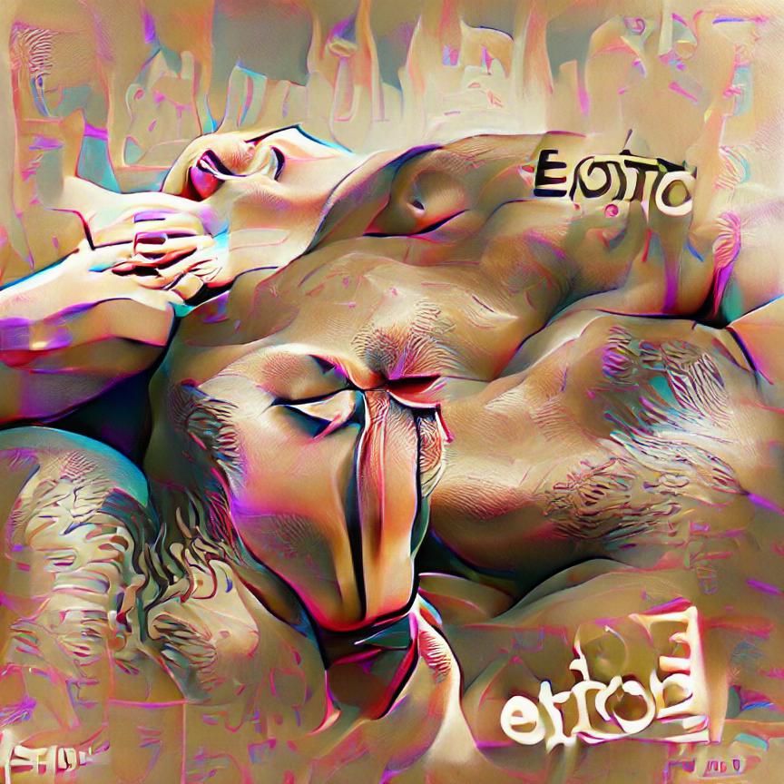 Sensual AI-Generated Image: Evocative Composition