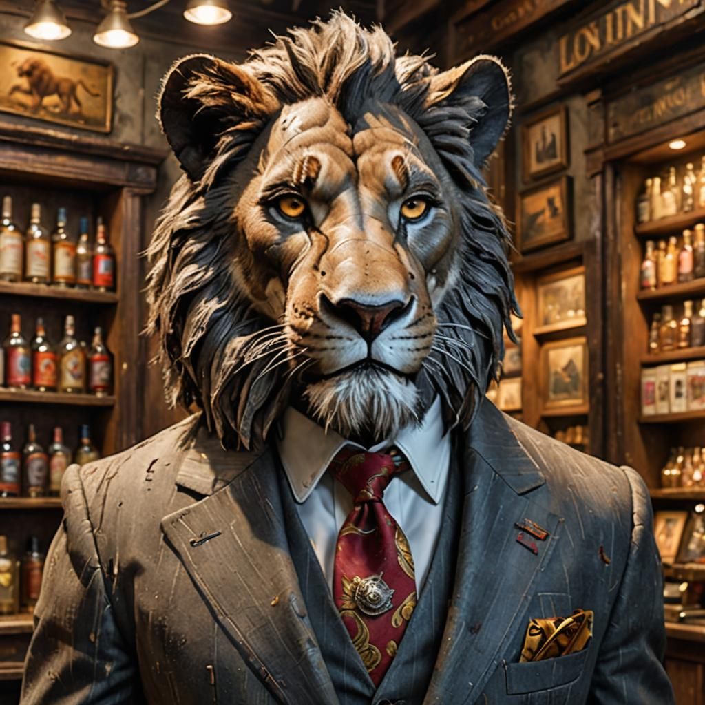 The lion, Is alien-zombie-squid-venom-spider-mutant infected...