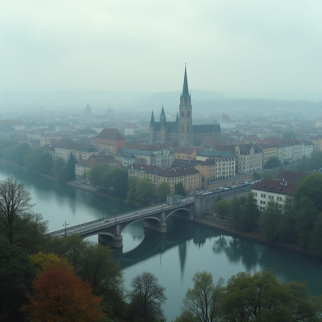 Linz, Austria's Capital, in Photorealistic Detail