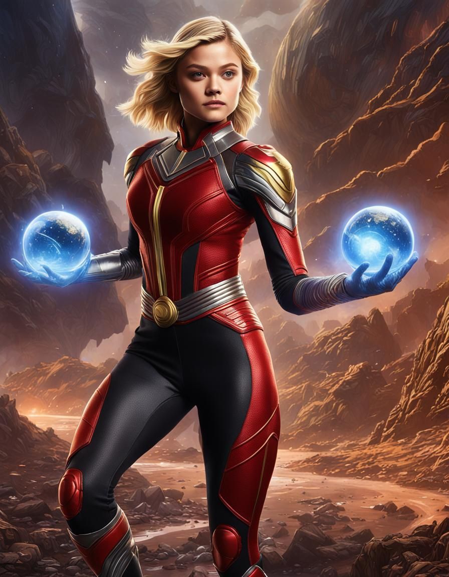 Saturn Girl: Olivia Holt as DC Superhero