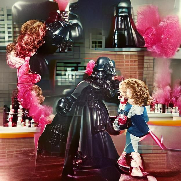 Darth Vader Meets Shirley Temple in Strange Encounter