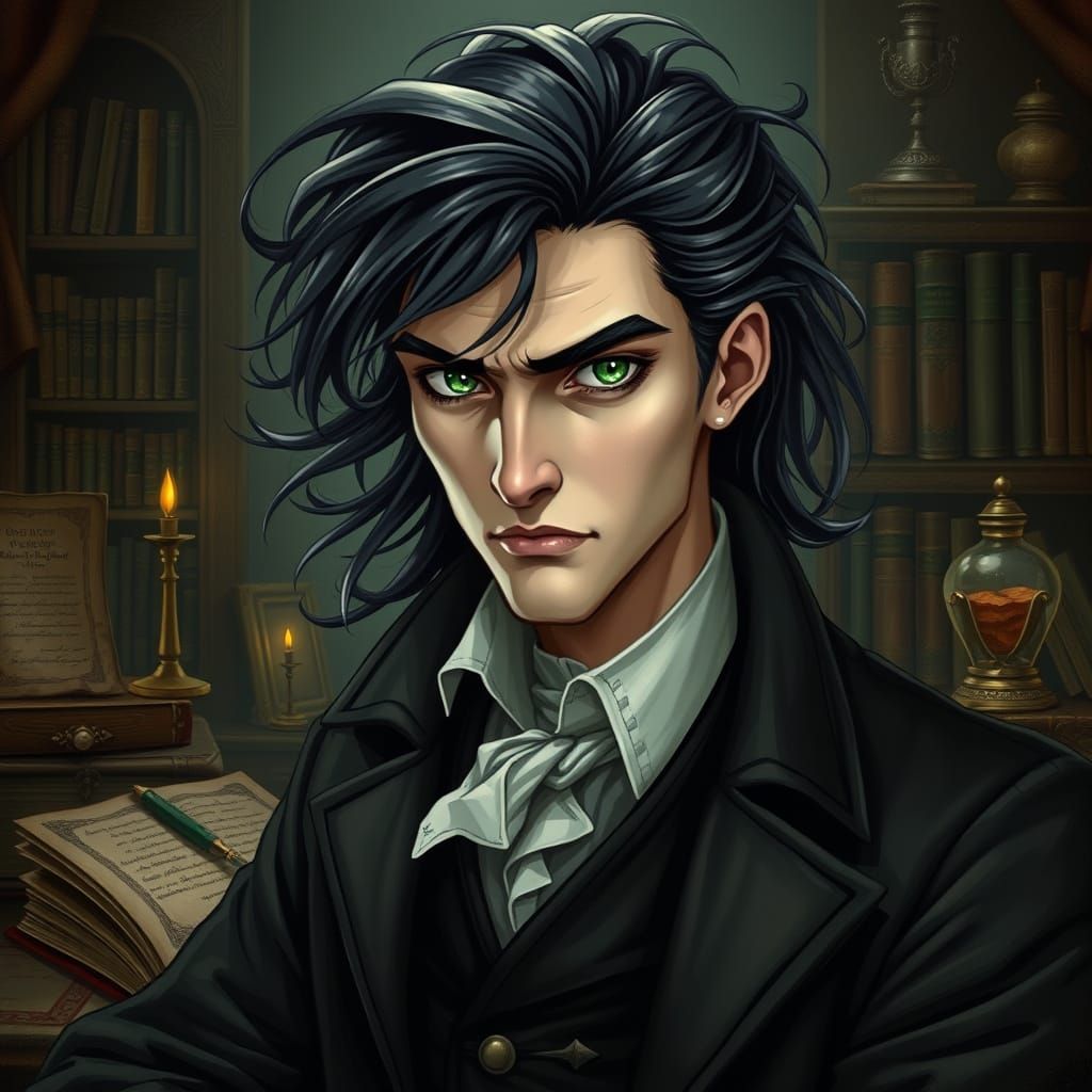 Renaissance Scholar in Gothic Study