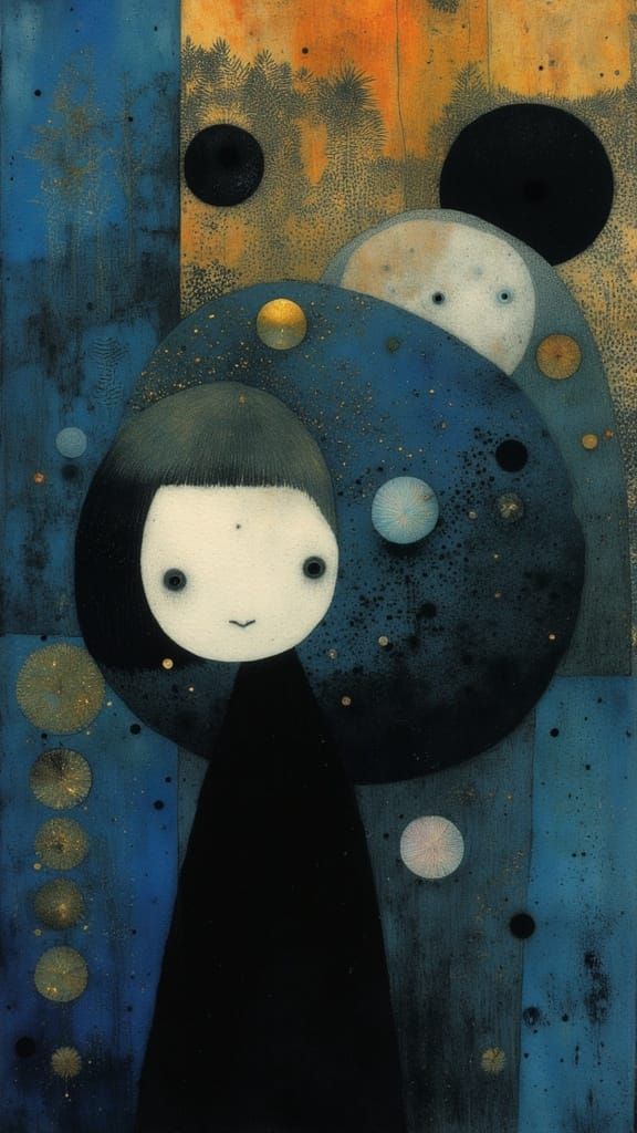 Surrealists in a Gilded, Iridescent Forest