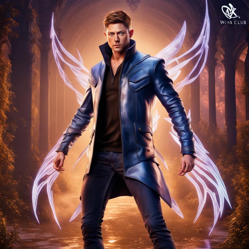 Jensen Ackles as Winx Club Character: Detailed Art