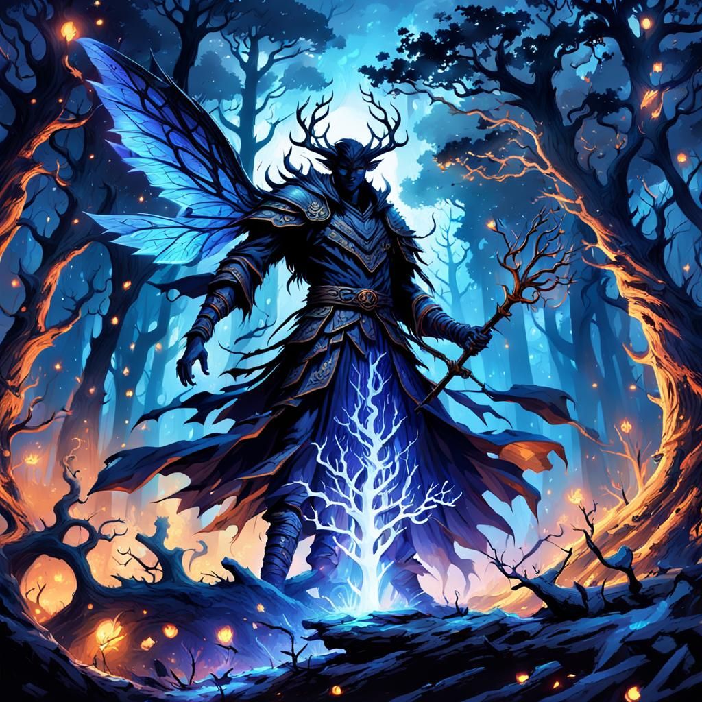 Male shadow fairy sorcerer