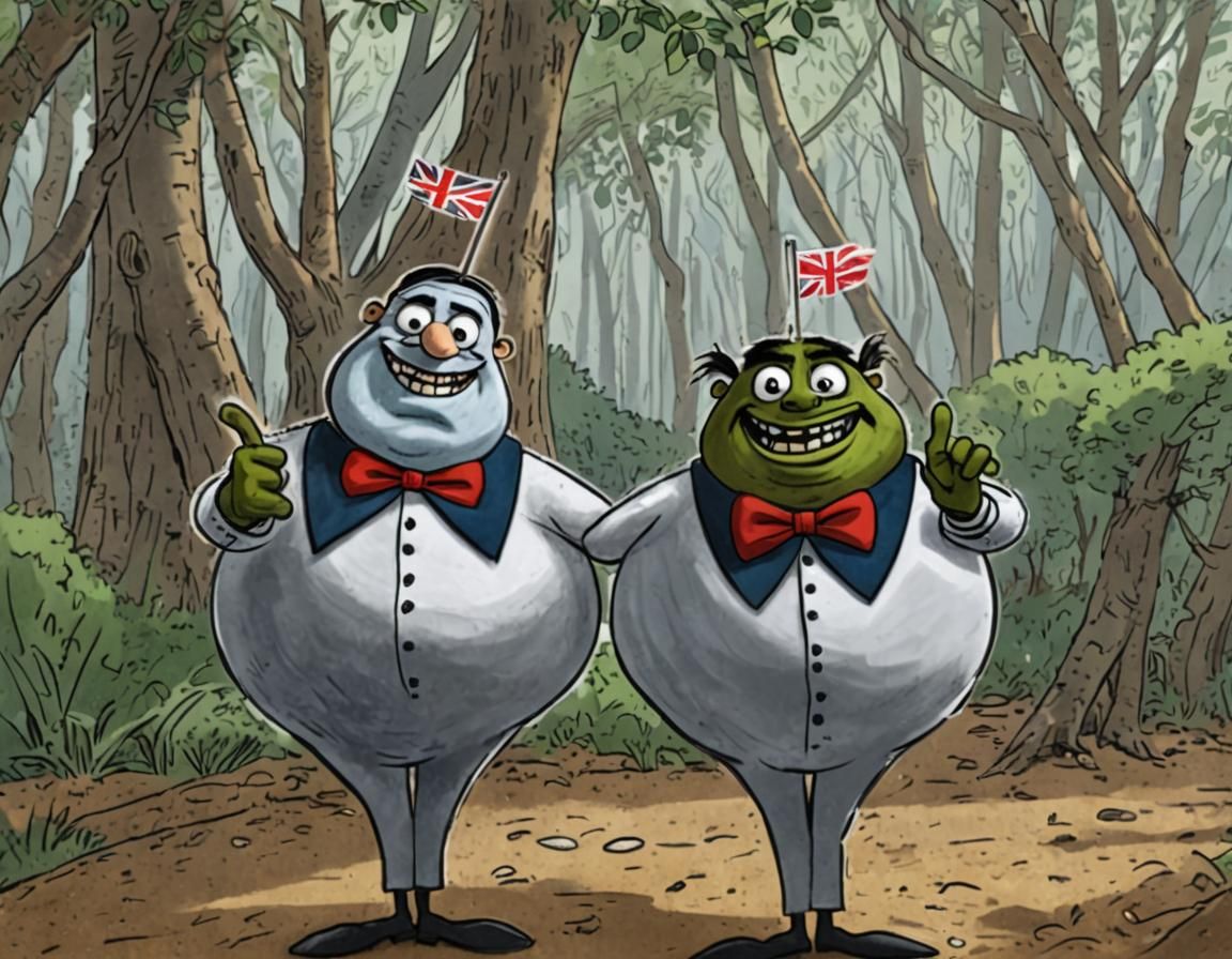 Sinister Portraits of Keir Starmer and Rishi Sunak