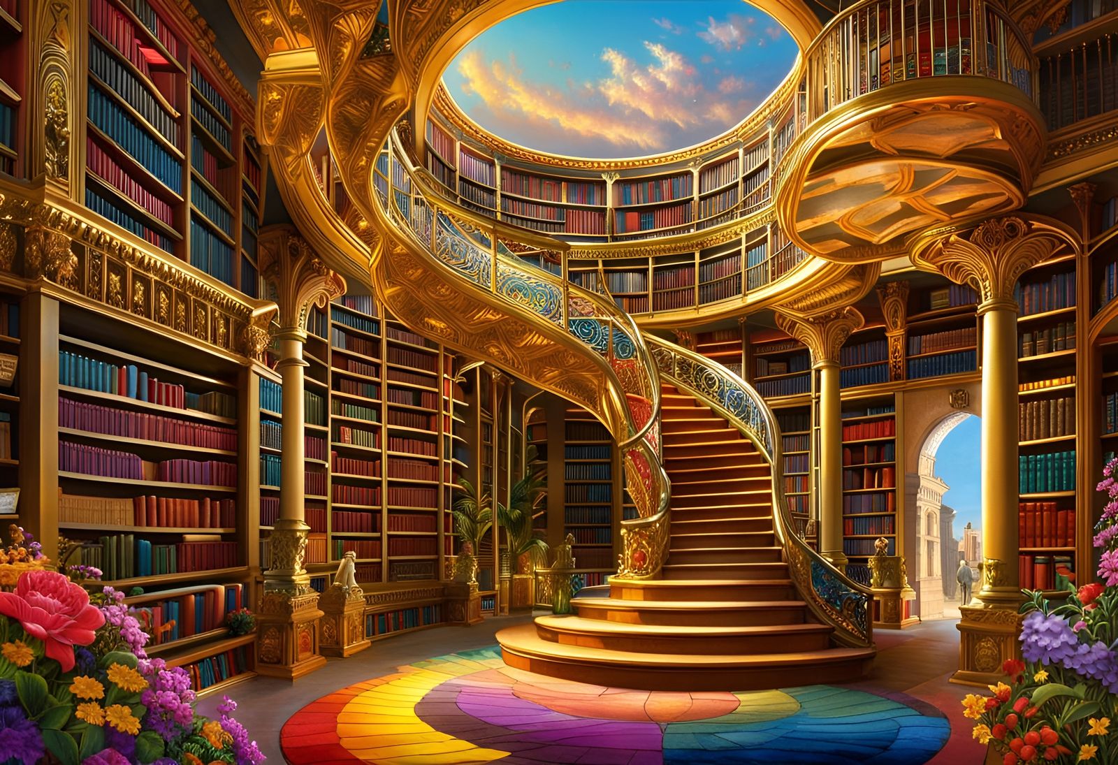 Glittering Fantasy: Library of Alexandria