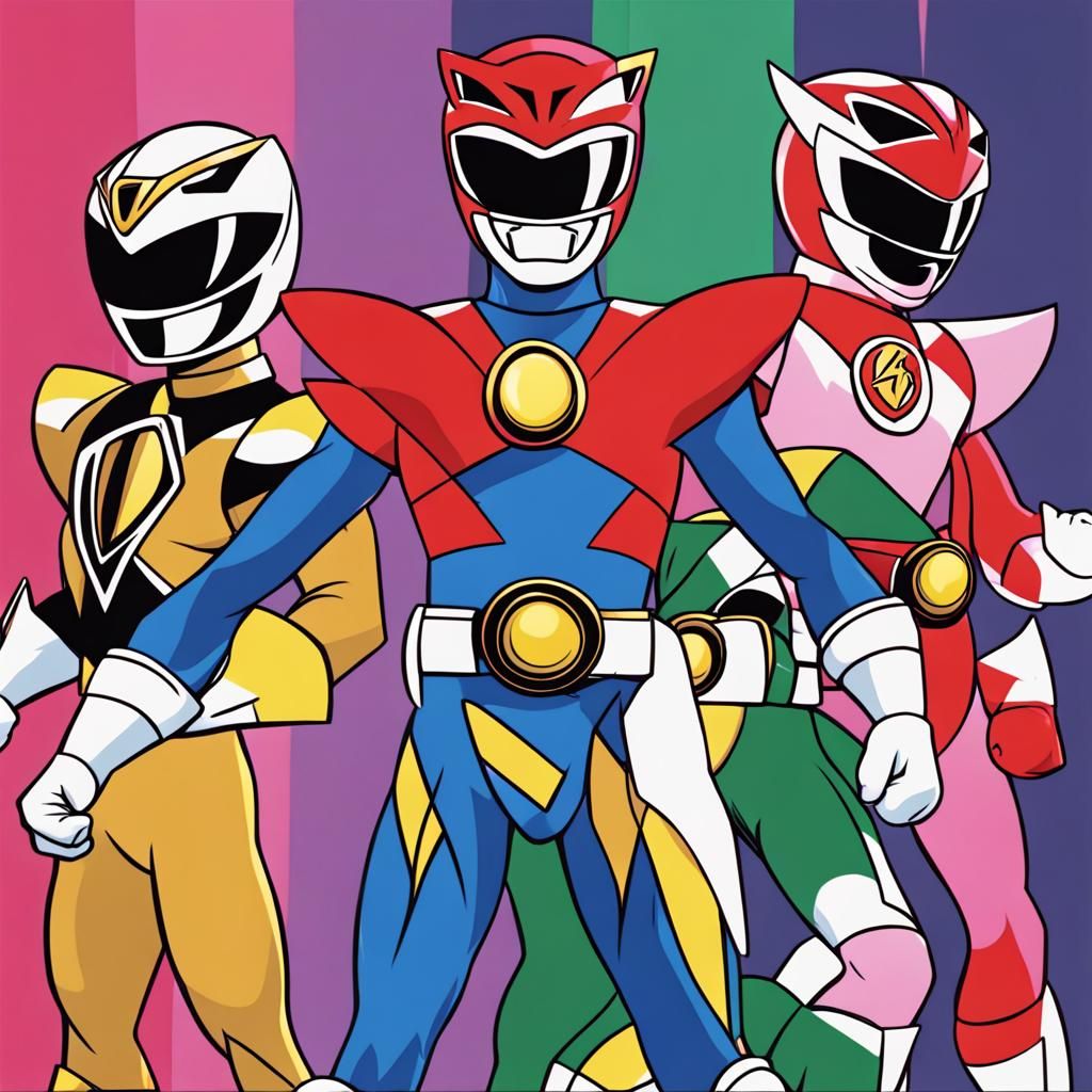 Power Rangers: Saturday Morning Cartoon Style