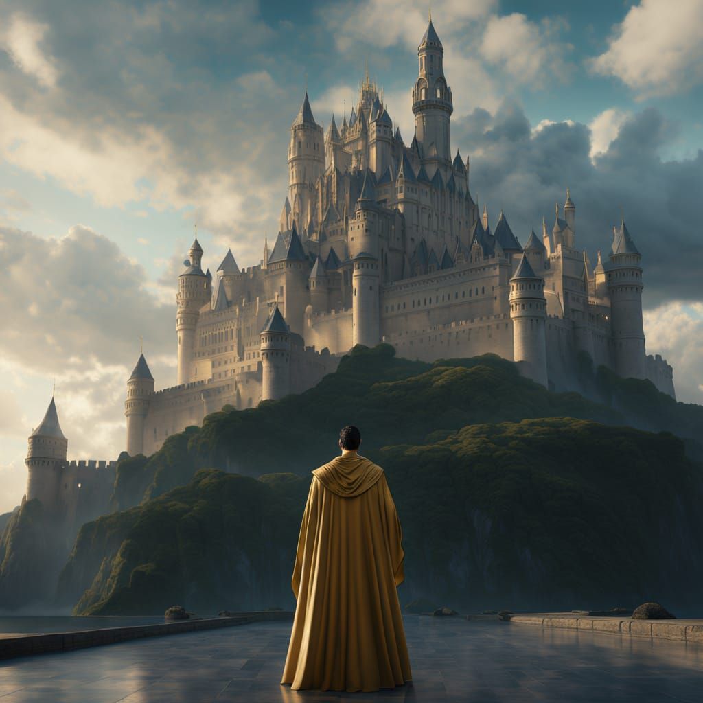 God Reigns Supreme in a Surreal, Heavenly Realm