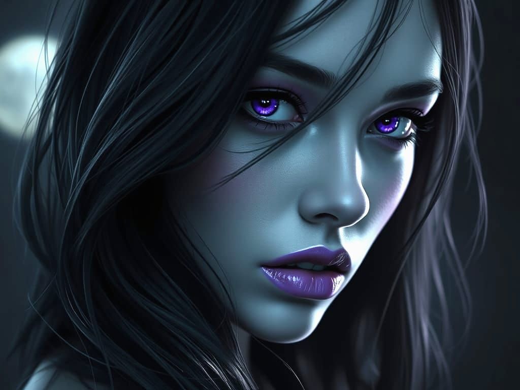 Elegant Enigma in Monochrome Elegance