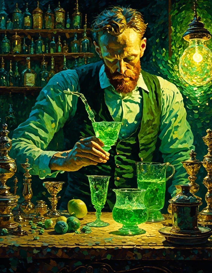 Van Gogh and absinthe