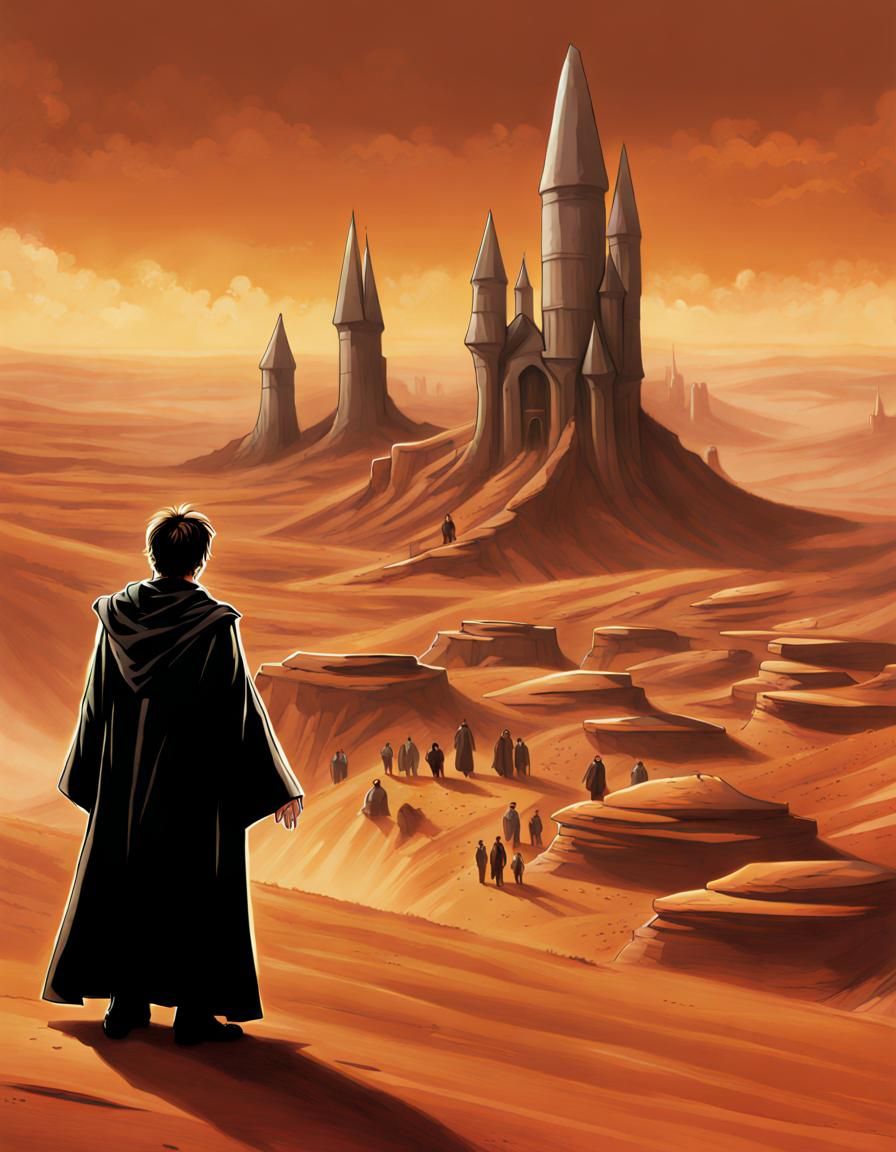 Harry Potter in Geonosis Rings Crossover