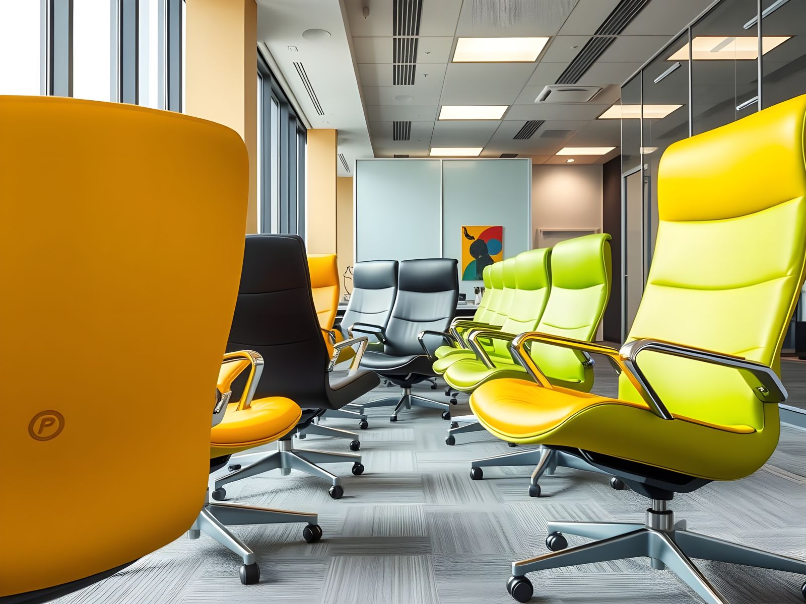 Modern Office Chairs in Mid-Century Modern Style