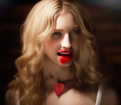 Ultra Realistic 8k Vampire Girl Portrait