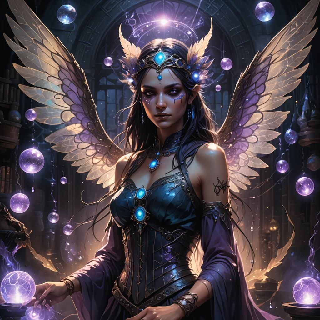 Faerie Seer in Dark Fantasy Laboratory