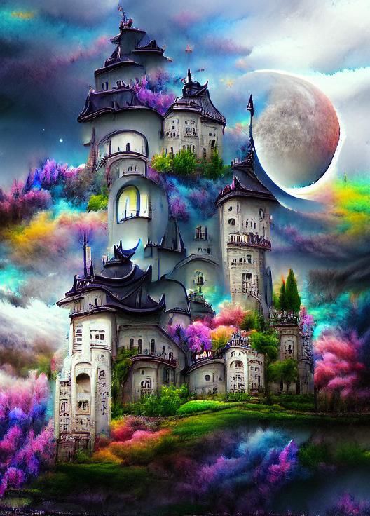 Fairytale Moon Castle
