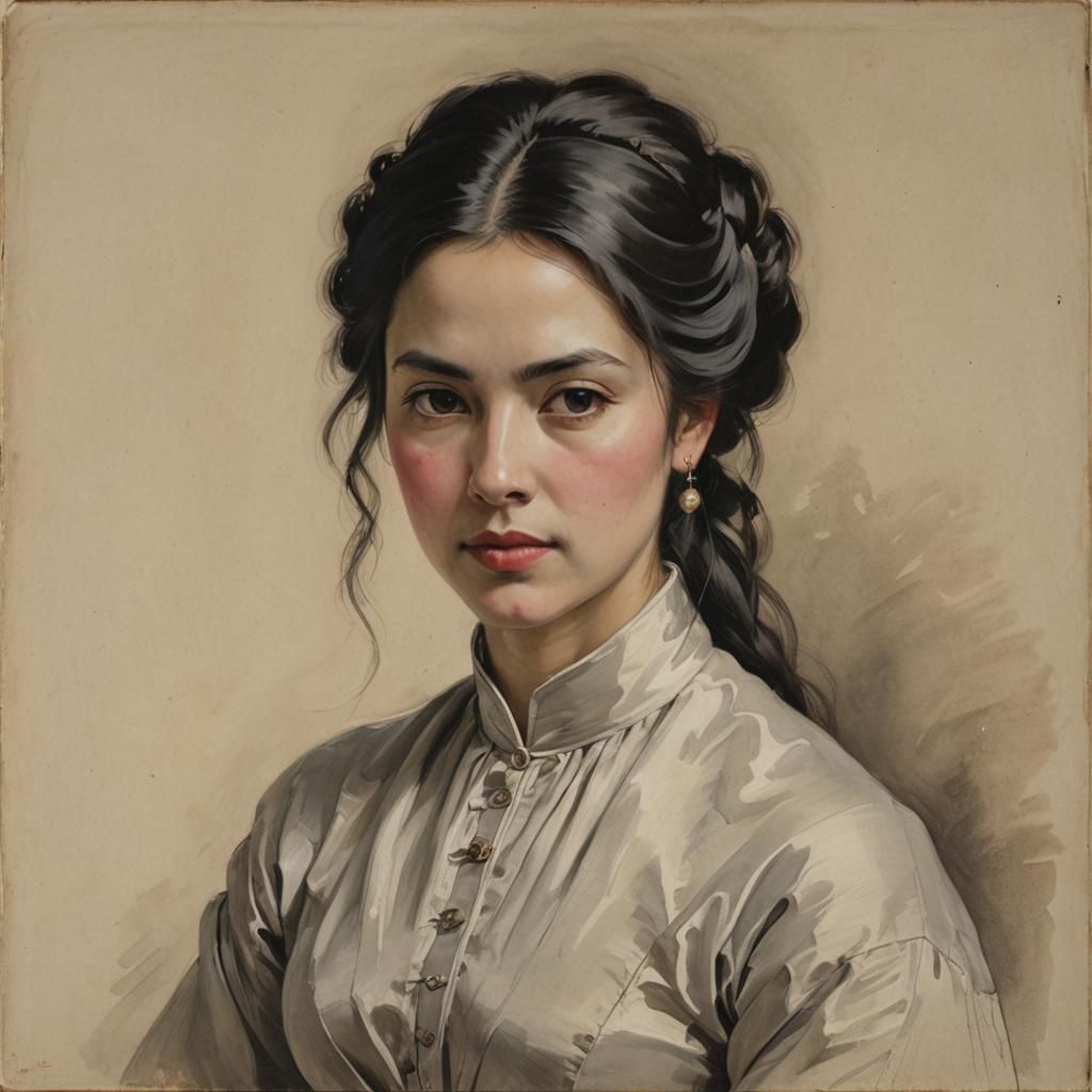 AI Generated Portrait of a Woman