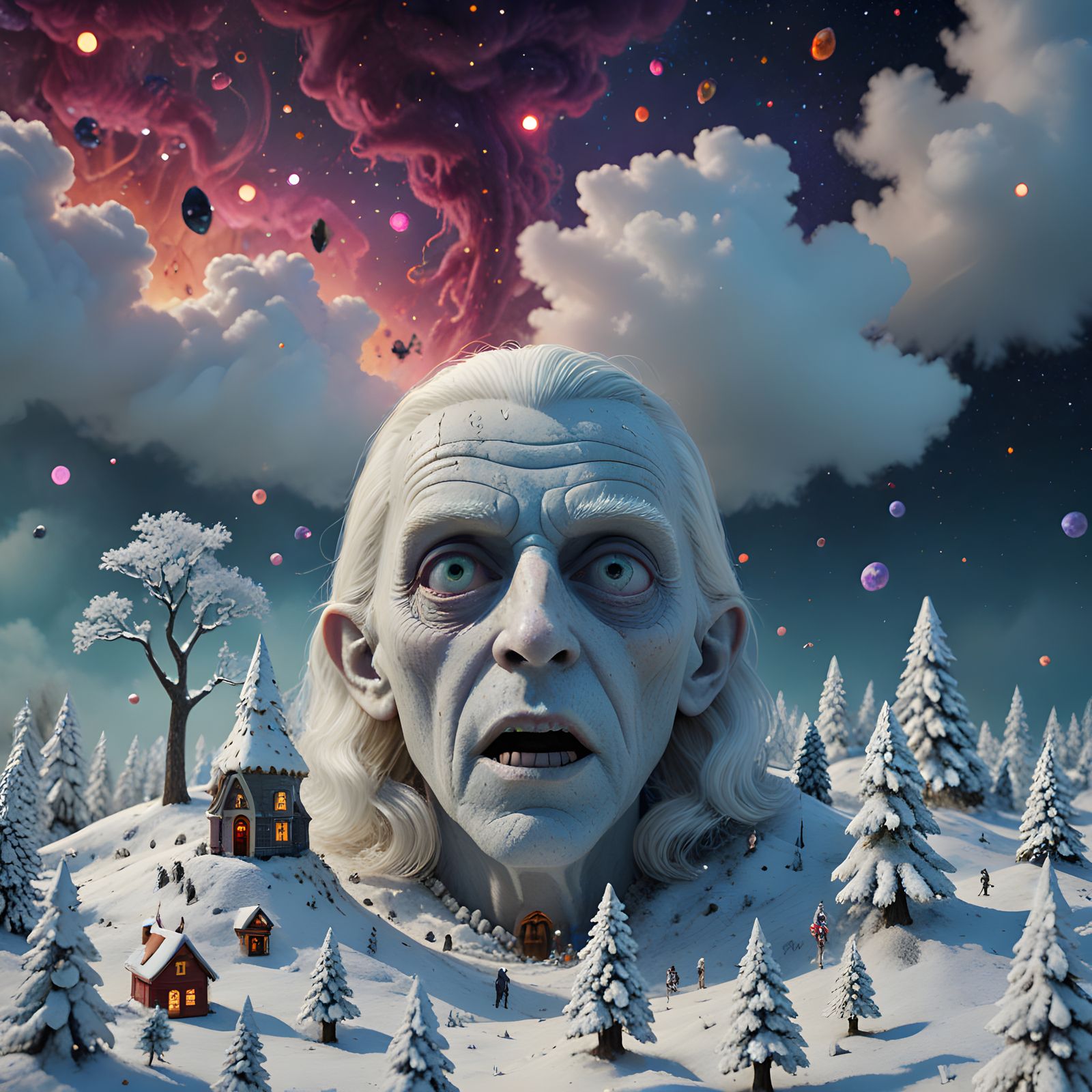 Grotesque Wes Anderson-Inspired Movie Poster Art