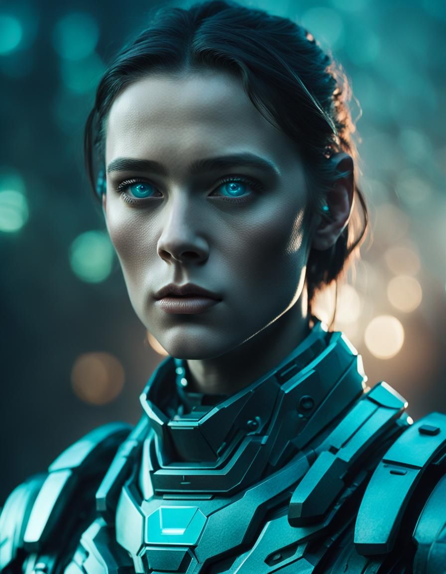 Cinematic Sci-Fi Portrait in HDR