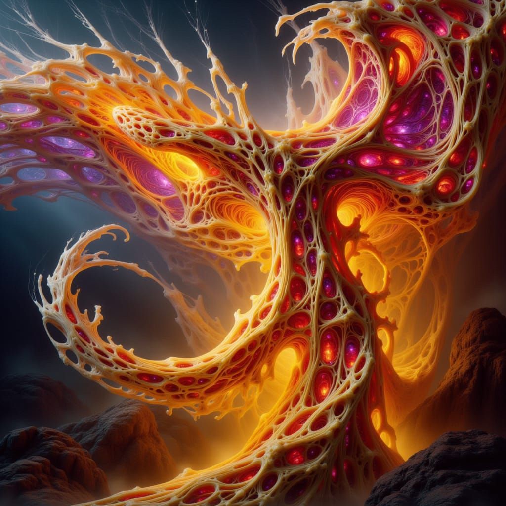 Fiery Dragon Emerges from Burning Paint Canvas