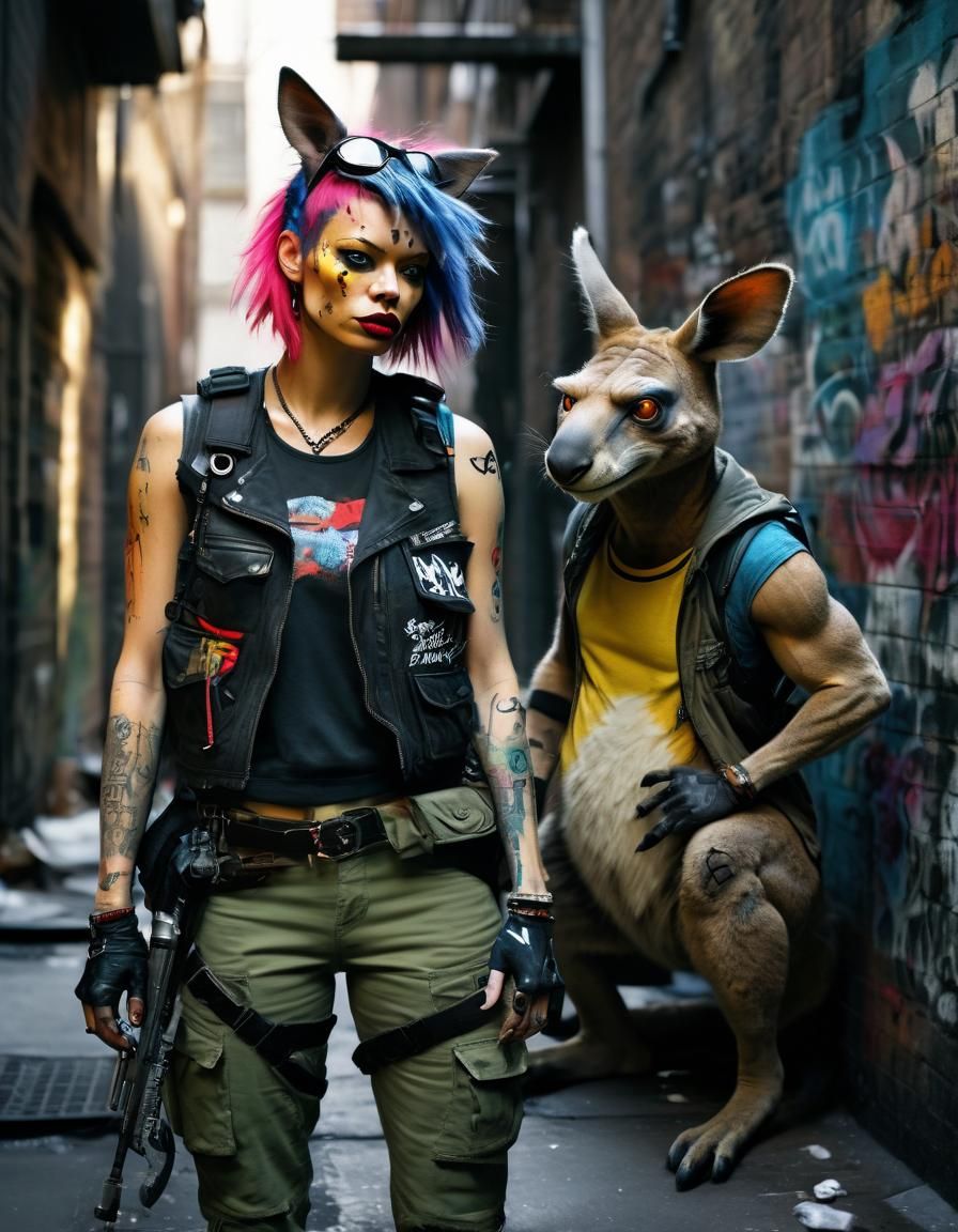 Tank Girl & Booga