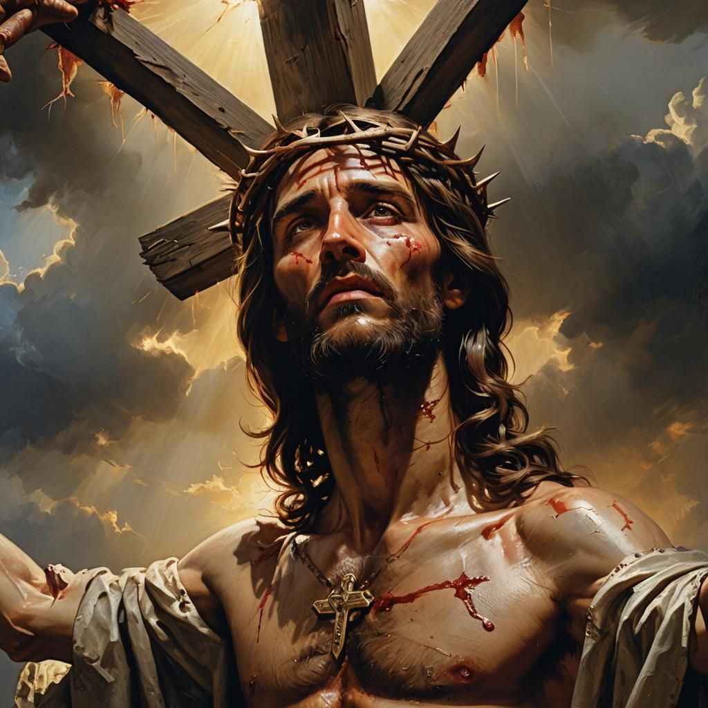 Jesus on the Cross: A Baroque Masterpiece