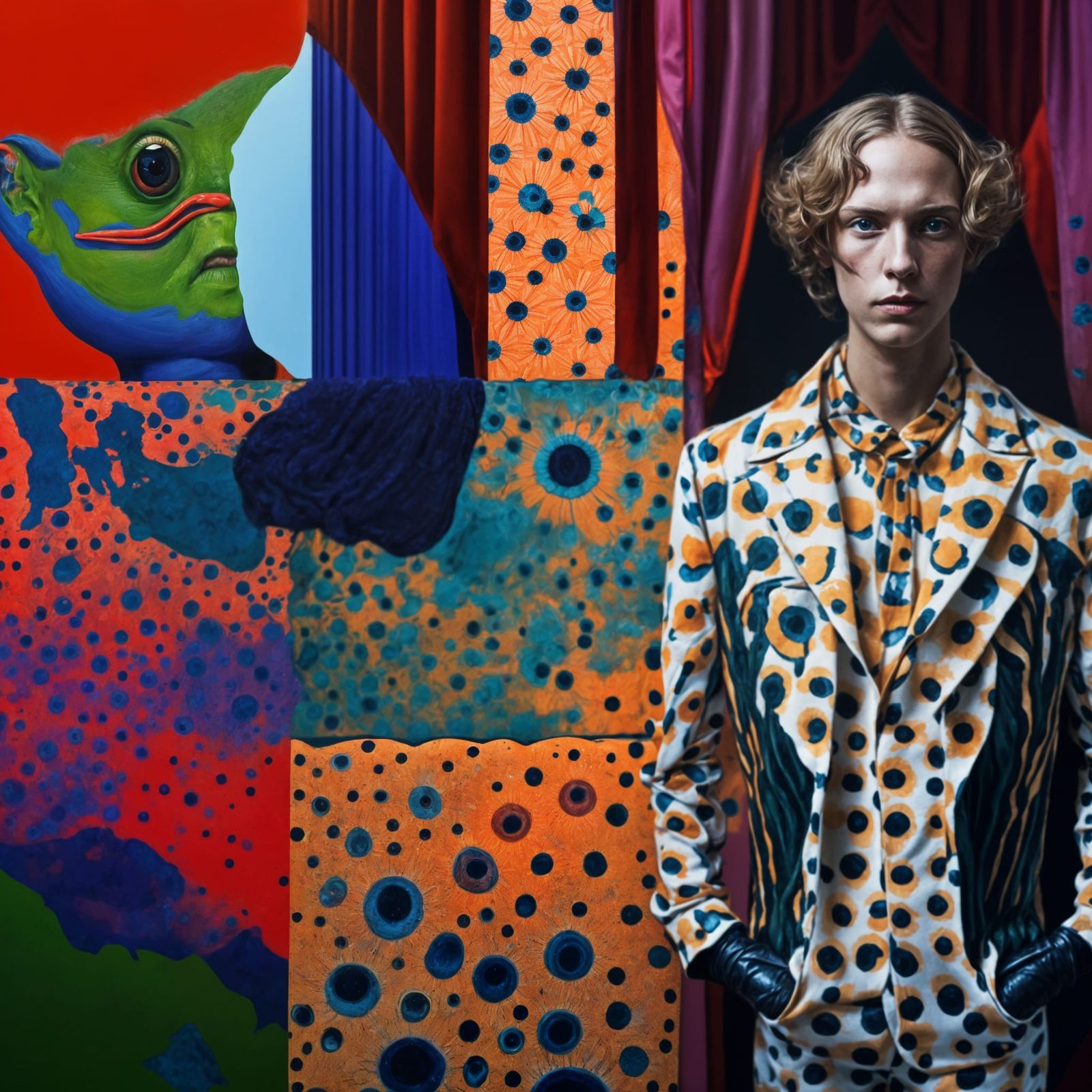 Hyperrealistic Couple Portrait in Magical Realism Style