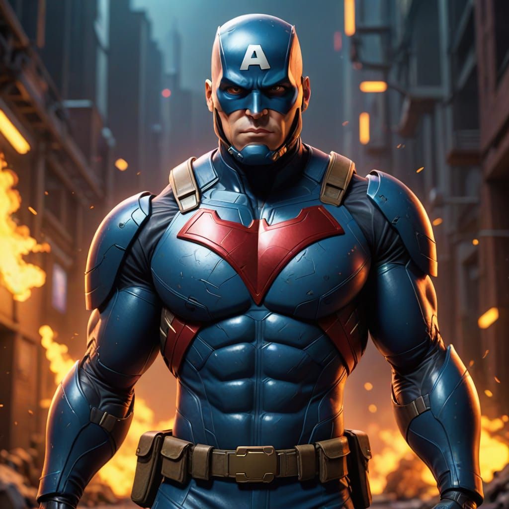 Pixar-Inspired Superhero Doll in Heroic Pose