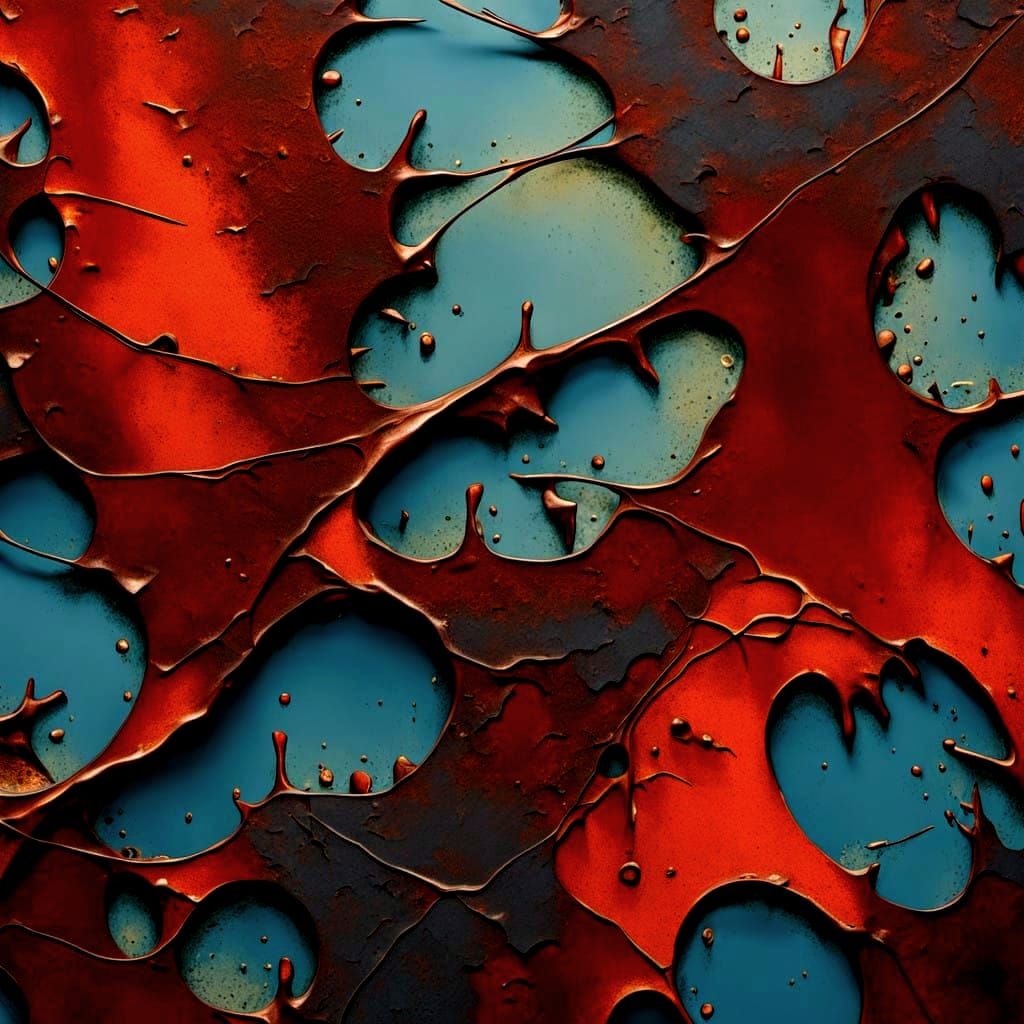 Decaying Metal in Warm Hues