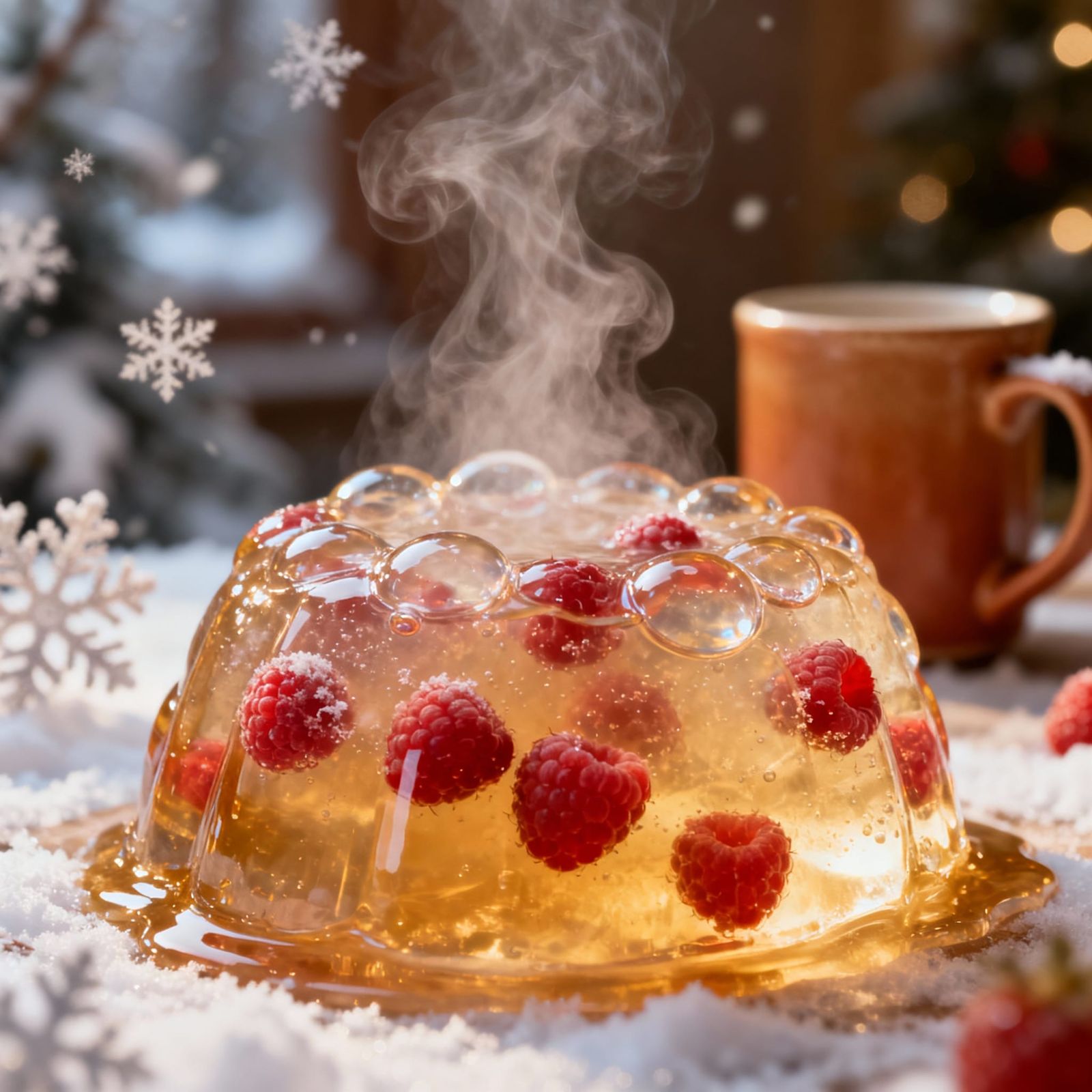 Science Dessert: Hot Boiling Raspberry Treat