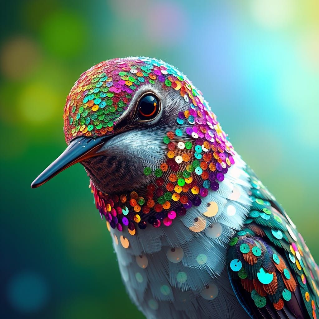 Sequins hummingbird