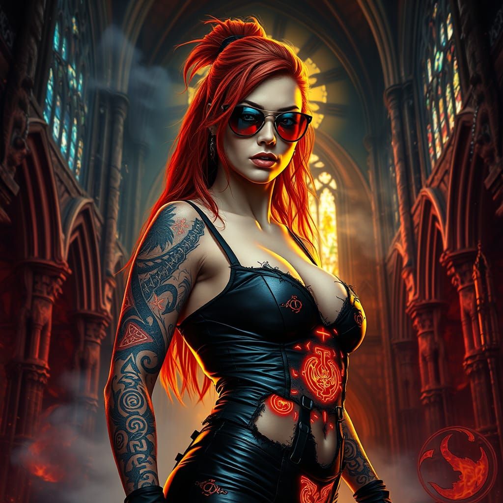 Ethereal Goddess of the Ruined Cathedral