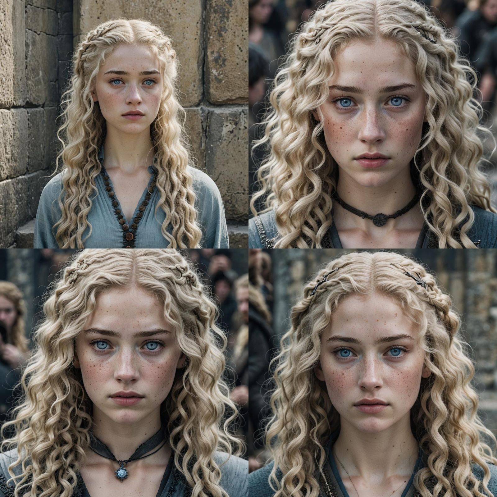 Game of Thrones Inspired Portrait of a Young Girl