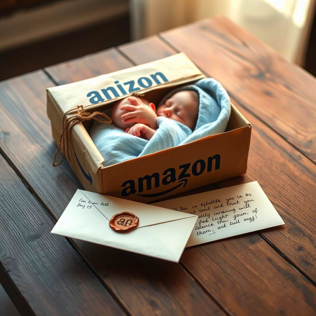 Amazon Box Reveals a Baby and a Heartfelt Letter