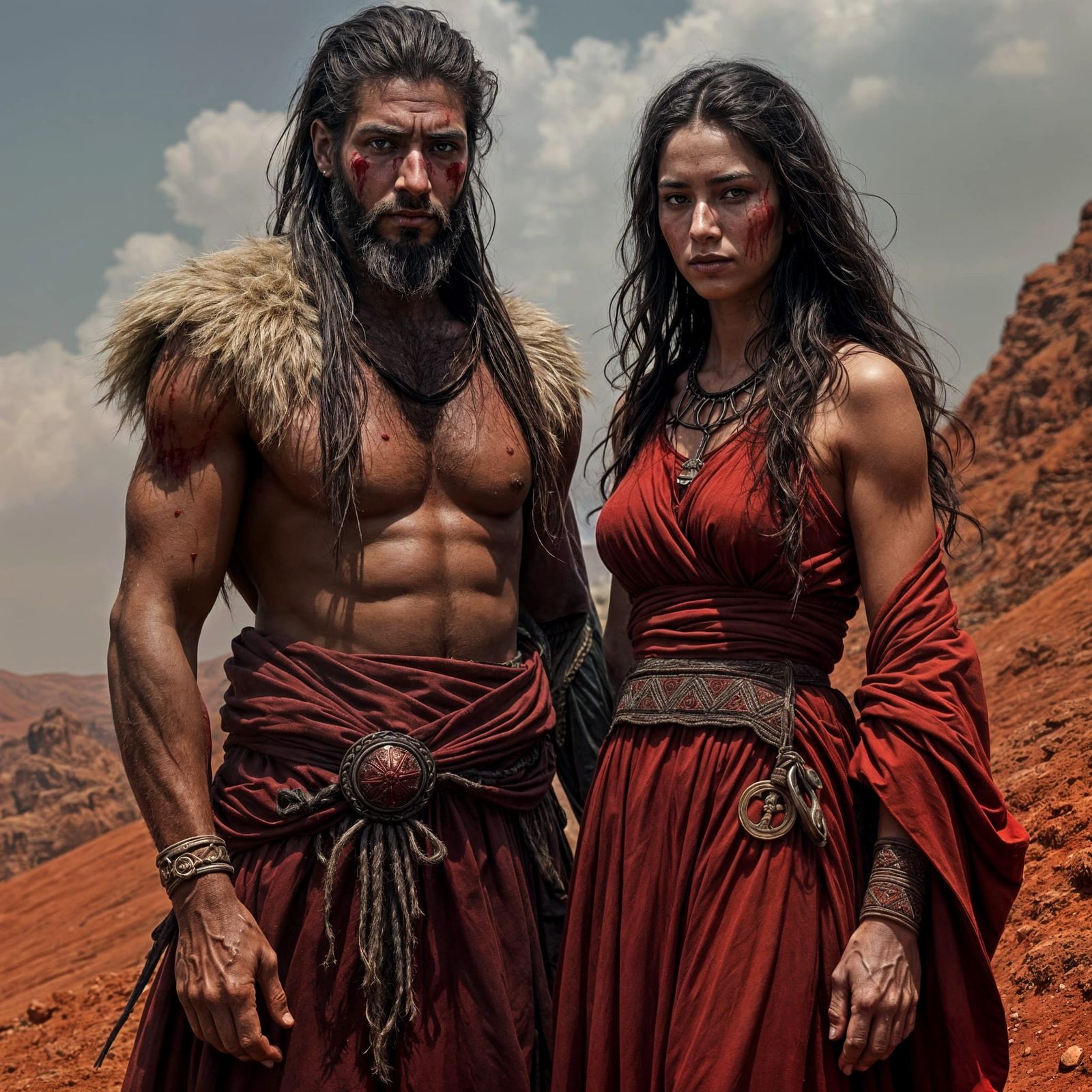 Dark Magic Scarred Inhabitants of Asha Vera