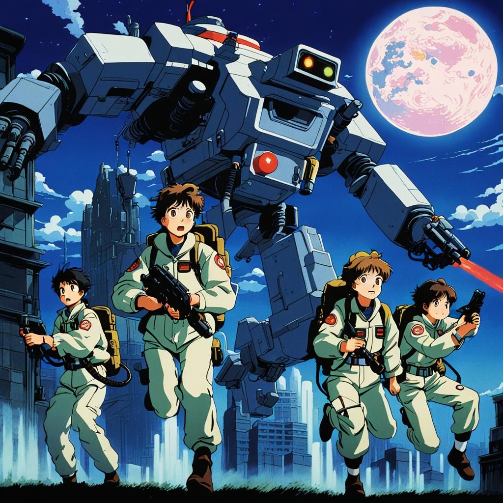 Tanya von Degurechaff as Ghostbuster, Anime Style