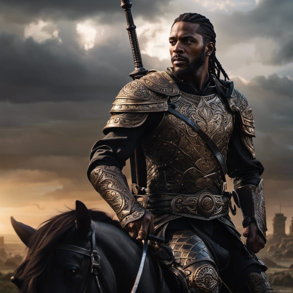 Hyperrealistic Centaur Warrior Ready for War