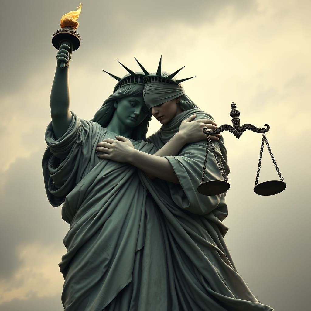 Lady Liberty and Lady Justice