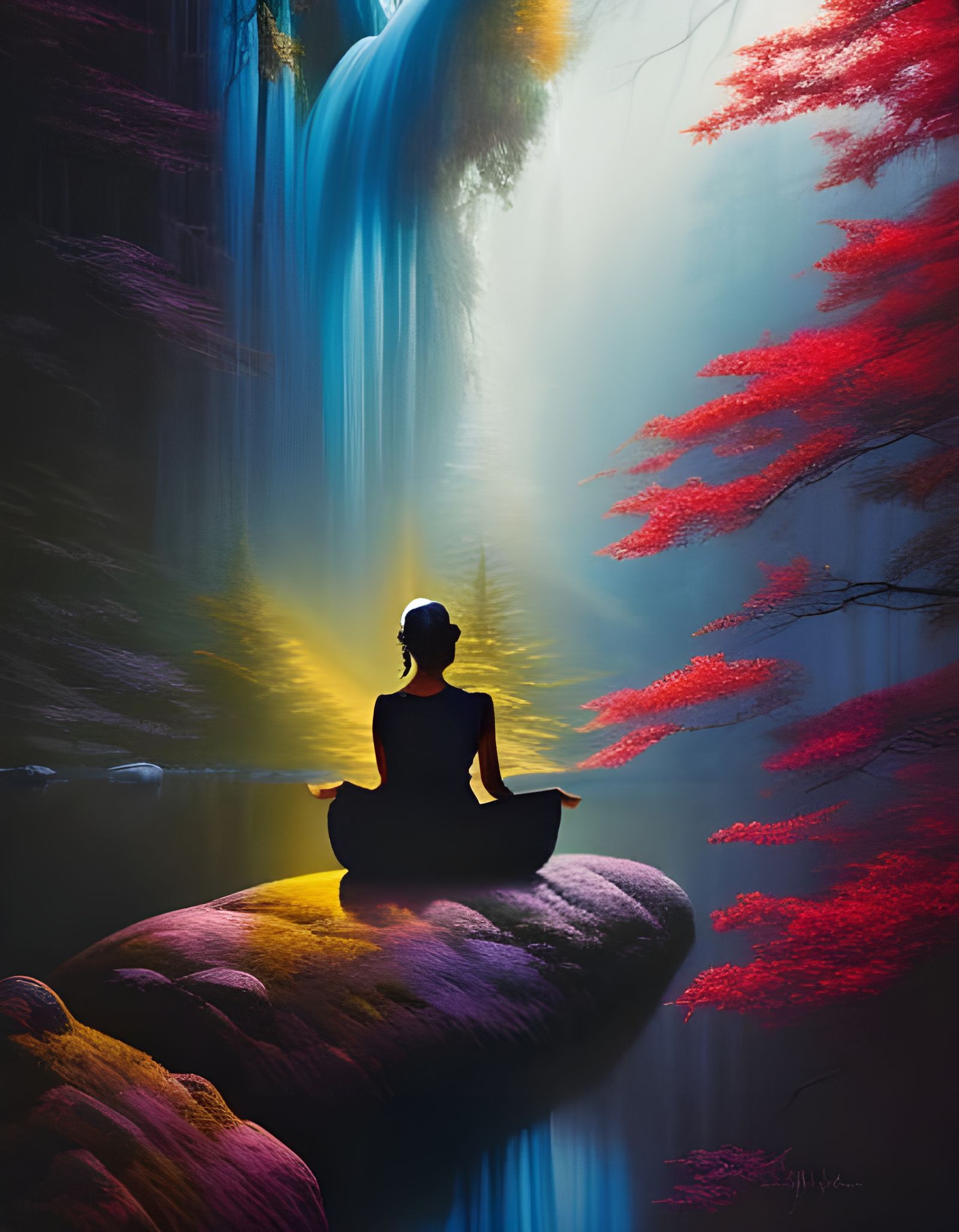 Woman Meditating